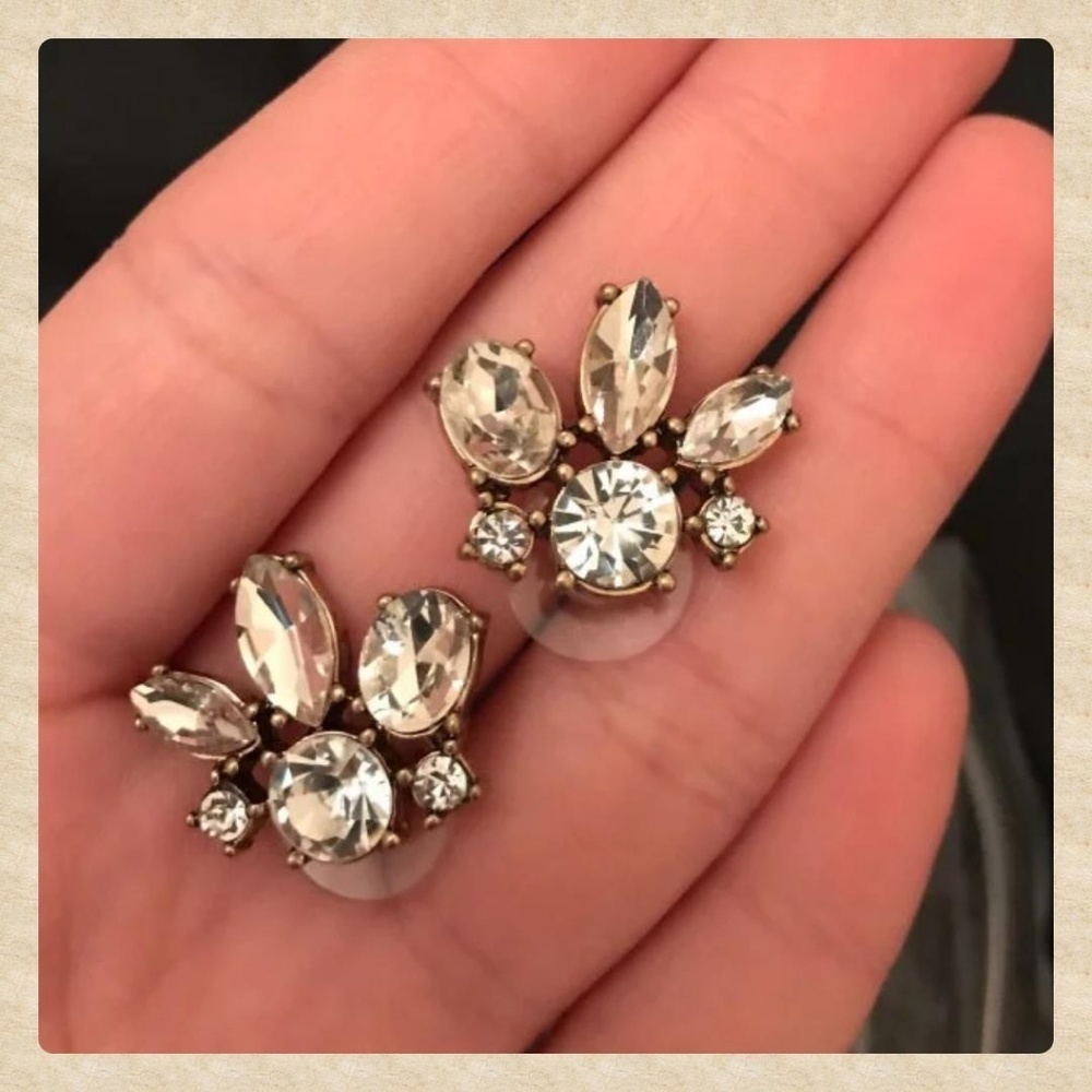 Vintage Style Rhinestone Party Earrings